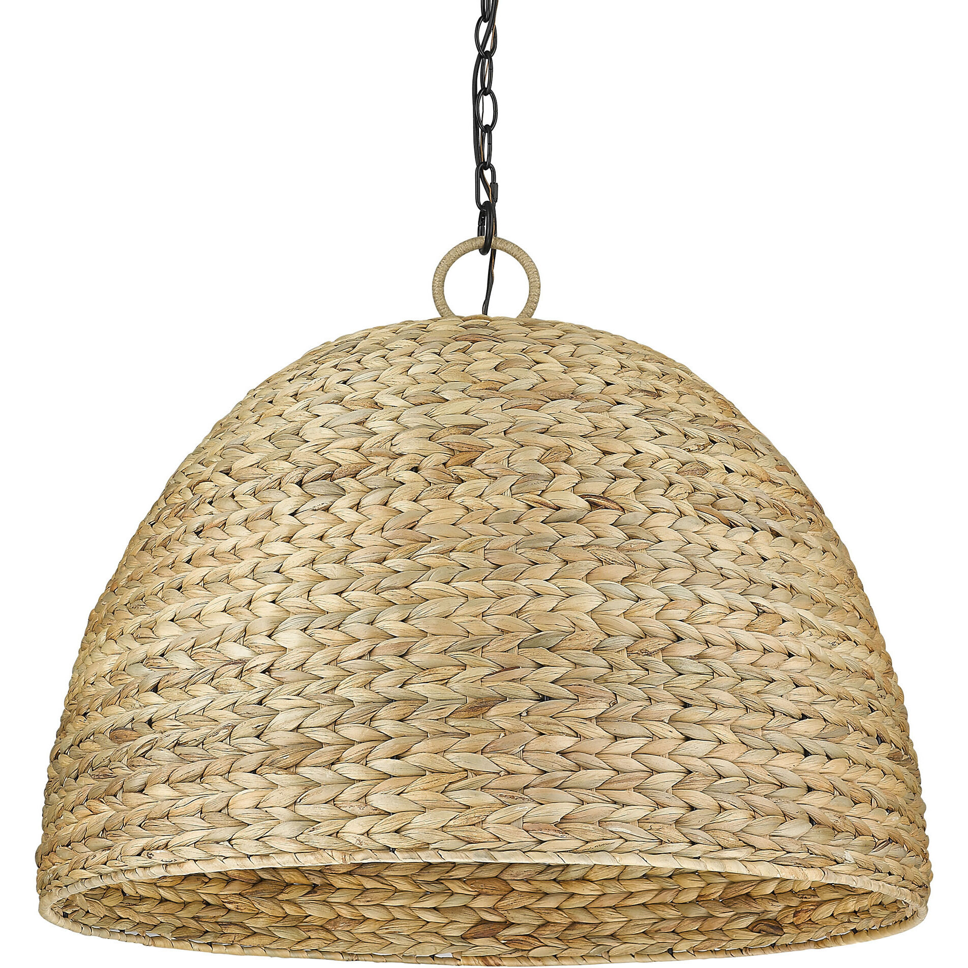 Rue Pendant Ceiling Light in Woven Sweet Grass