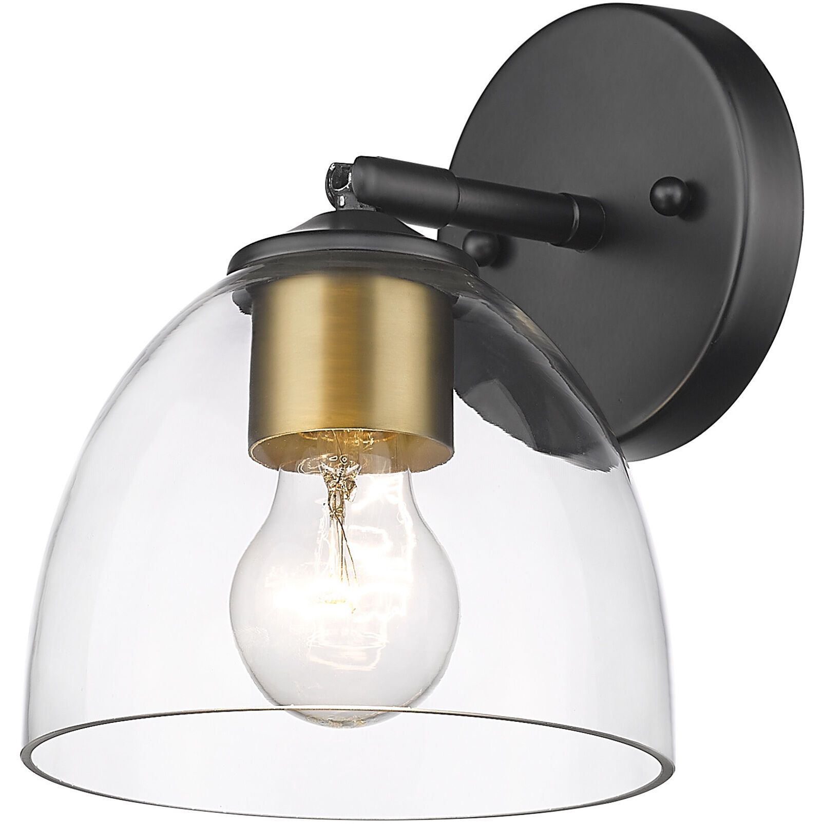 Roxie 1 Light 6.25 inch Matte Black Wall Sconce Wall Light