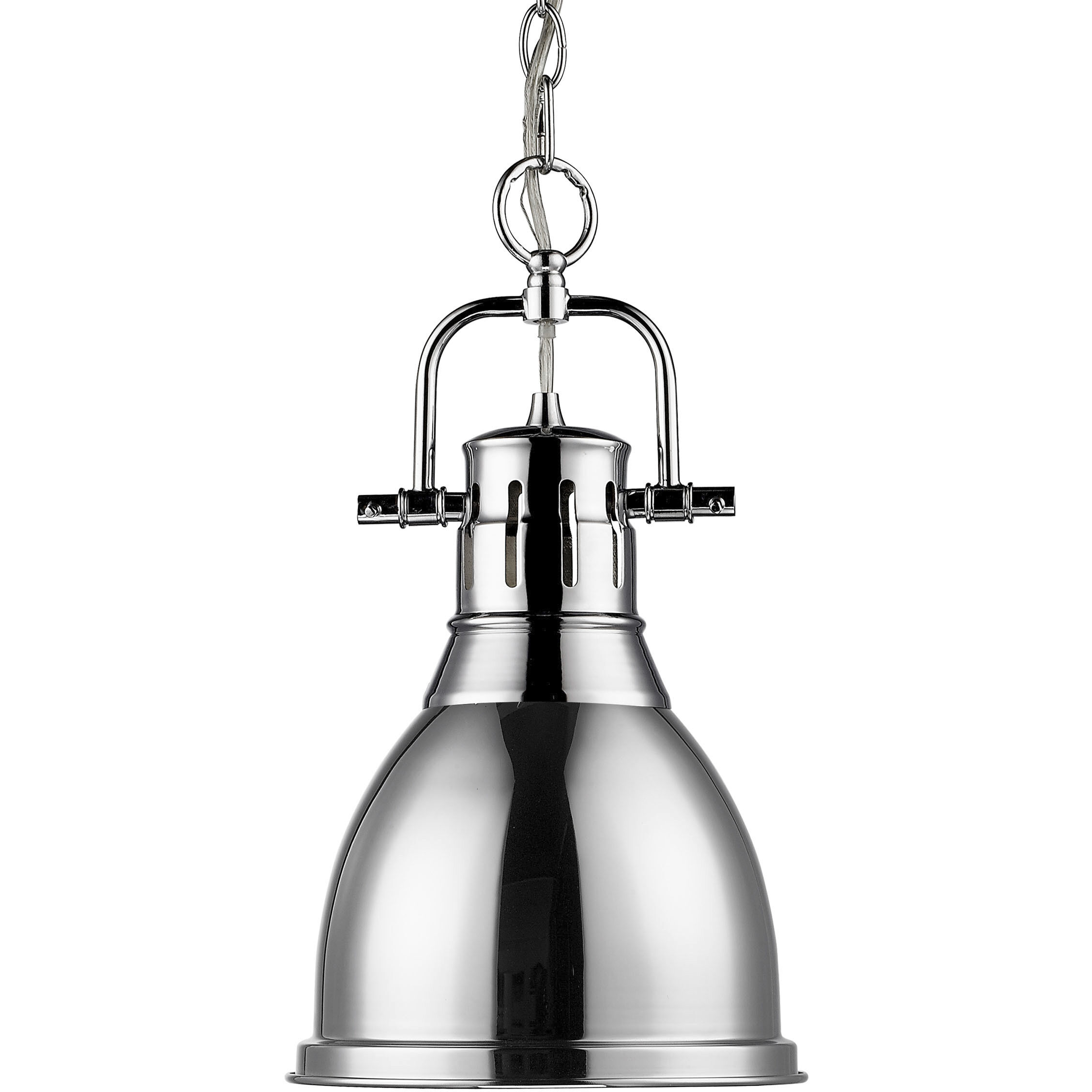 Yep Duncan Pendant Ceiling Light in Chrome, Small