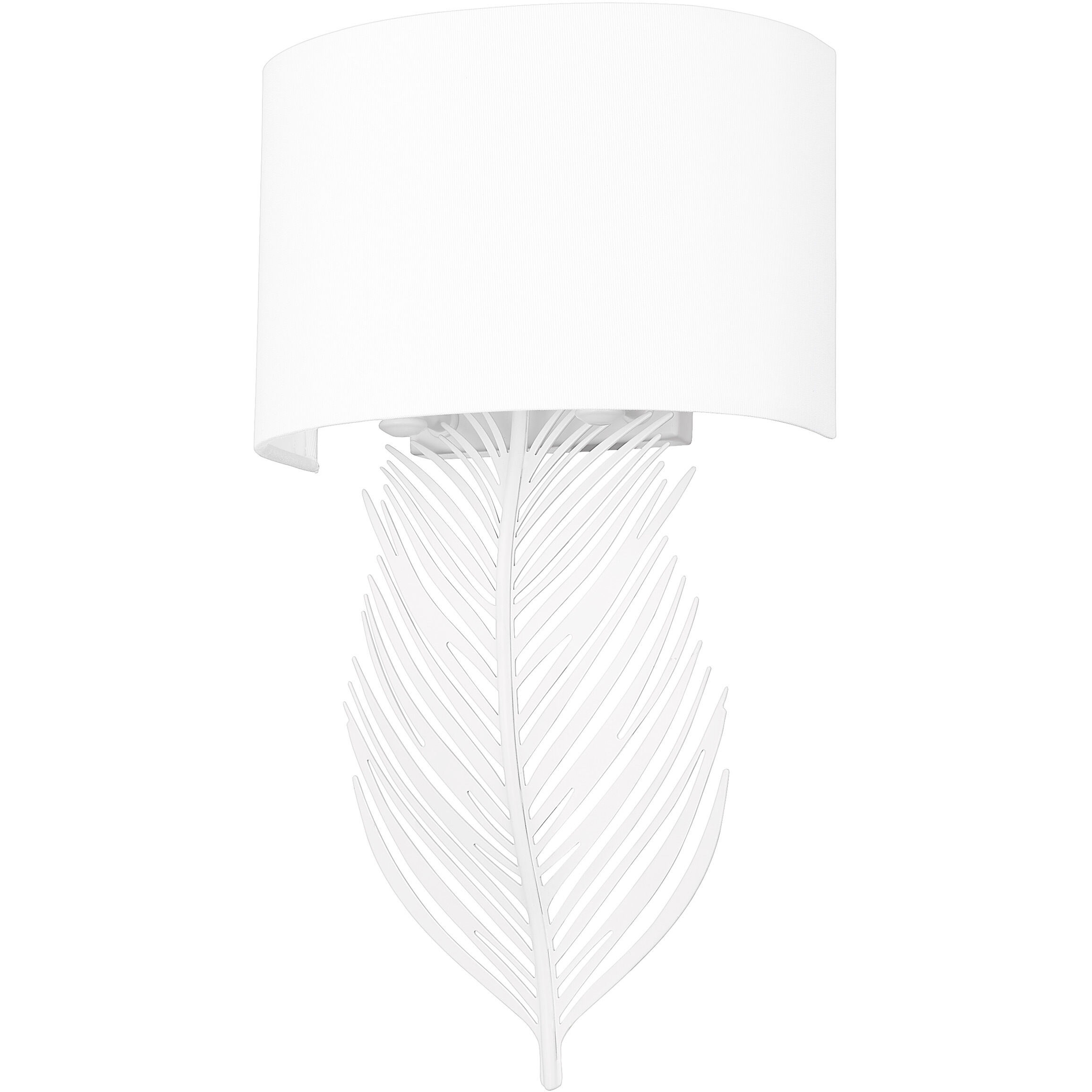 Cay 2 Light 9.5 inch Matte White Wall Sconce Wall Light