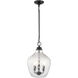 Adeline Pendant Ceiling Light in Matte Black