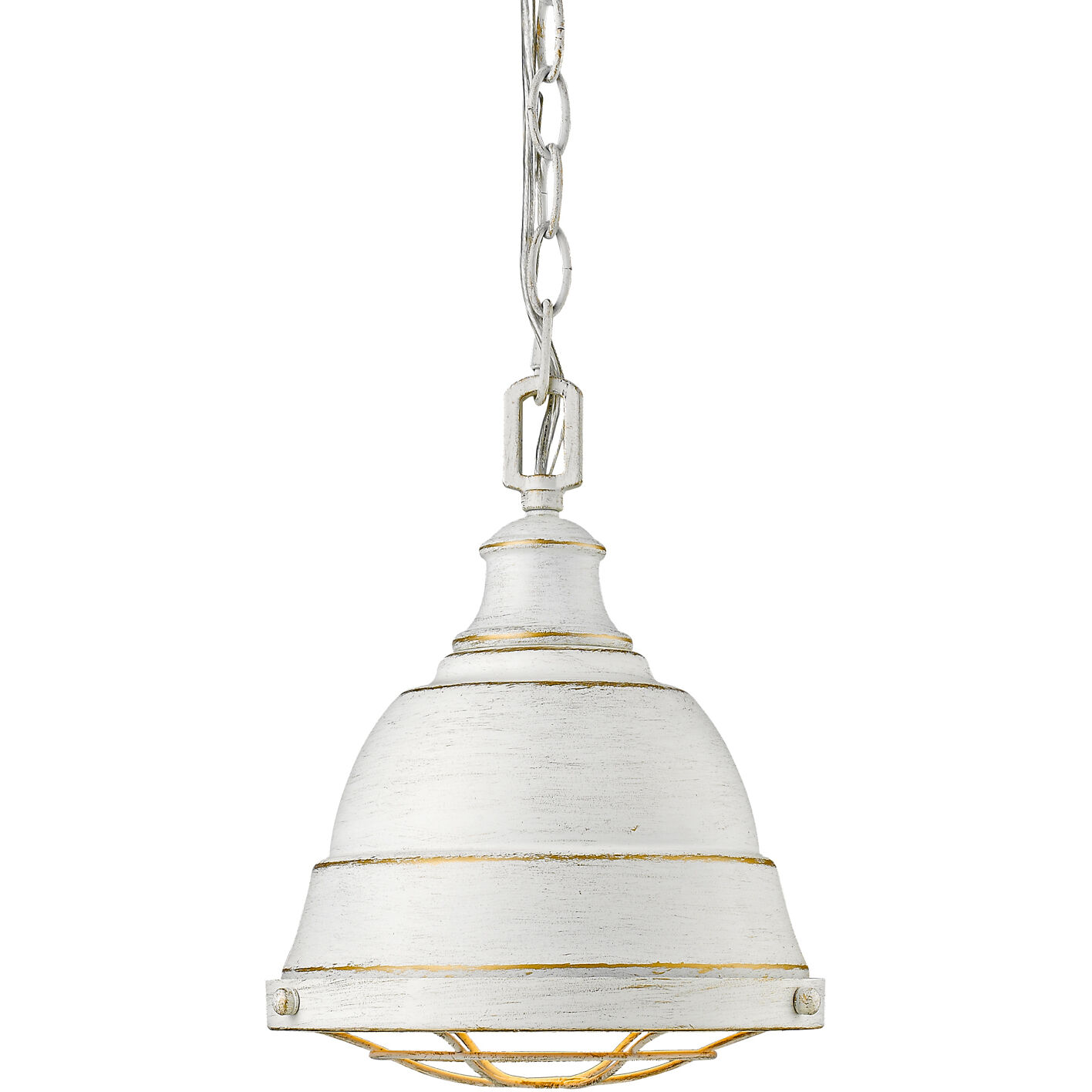 Bartlett 1 Light 9.25 inch French White Pendant Ceiling Light, Small
