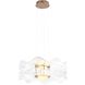 Vetrina LED 23.38 inch Light Gold Pendant Ceiling Light