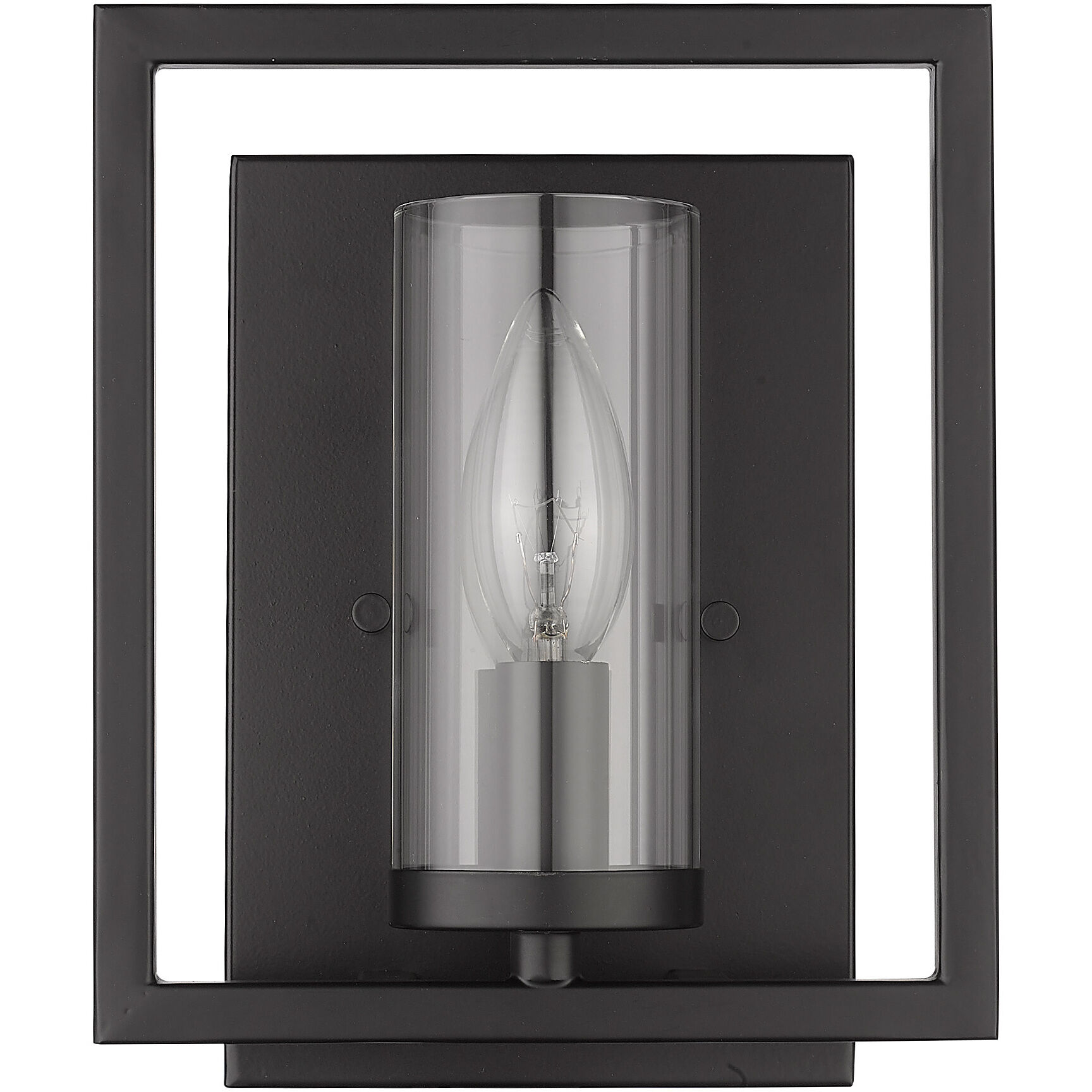 Marco 1 Light 7 inch Matte Black Wall Sconce Wall Light