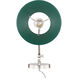 Orwell Articulating Wall Sconce Wall Light in Pewter, Pine Green