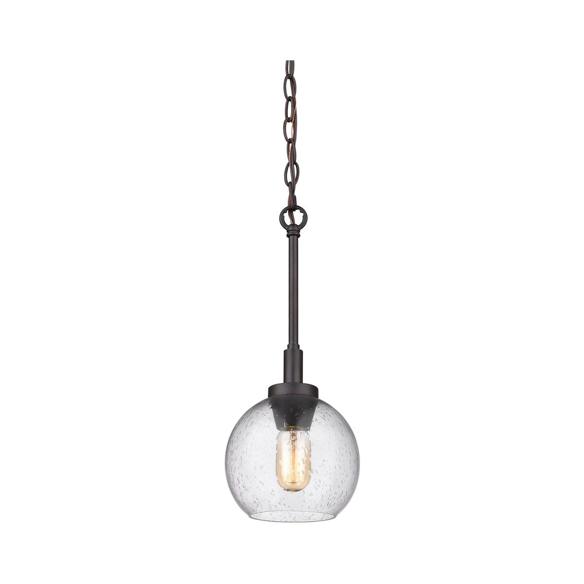 Galveston 1 Light 7 inch Rubbed Bronze Mini Pendant Ceiling Light