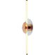 Colorella Wall Sconce Wall Light in Hammered Blue, Orange
