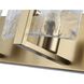 Aenon Vanity Wall Light in Brushed Champagne Brass