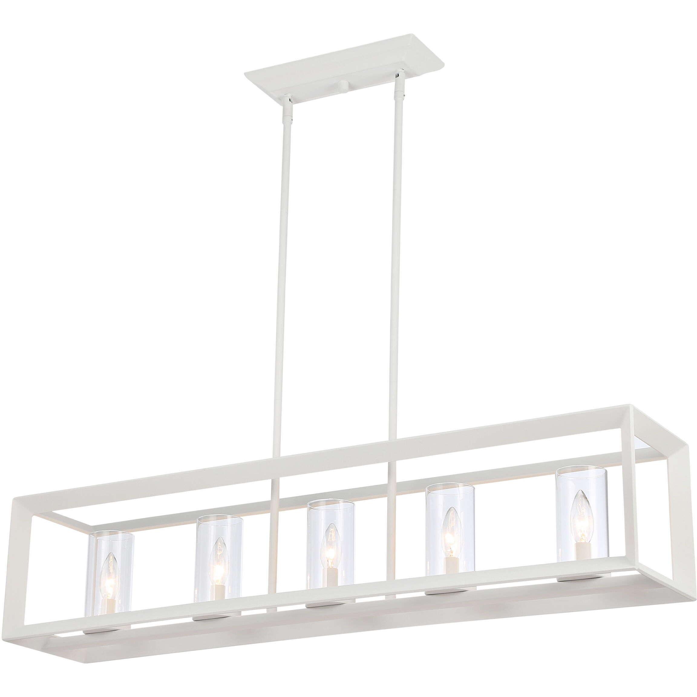 Smyth Island Light Ceiling Light in Clear Glass, Natural White