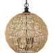 Florence 3 Light 18.5 inch Matte Black Pendant Ceiling Light