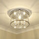 Payton 3 Light 14.75 inch Chrome Flush Mount Ceiling Light