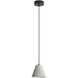 Clarus Pendant Ceiling Light in White Sandstone Cement