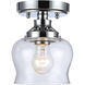 Daphne 1 Light 6.00 inch Semi-Flush Mount