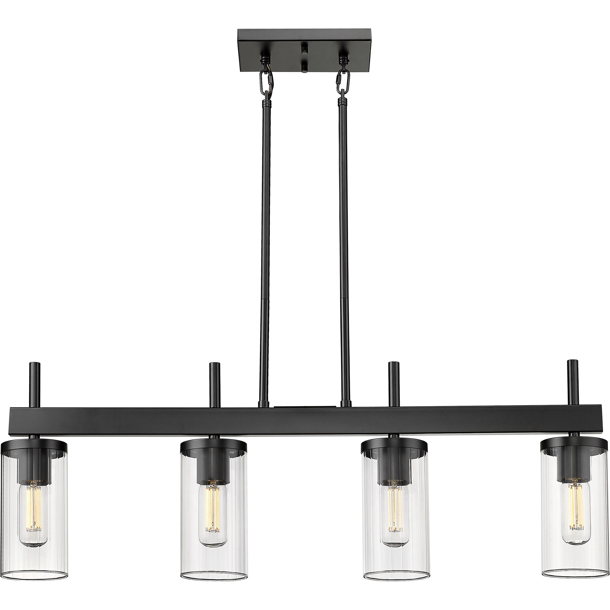 Winslett Island Light Ceiling Light in Matte Black