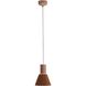Faroe Pendant Ceiling Light in Coffee/Black