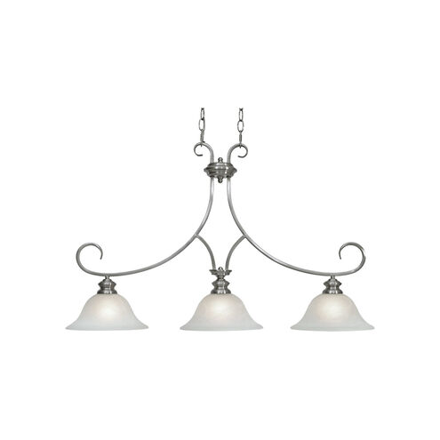 Lancaster 3 Light 36.00 inch Island Light