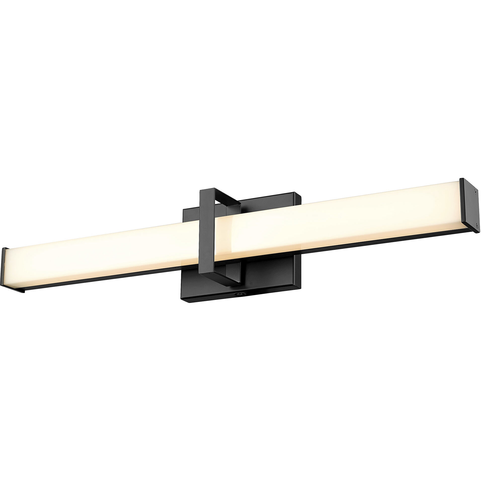 Elon Vanity Wall Light in Matte Black