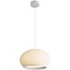 Tela LED 17.75 inch Sand Yellow Pendant Ceiling Light