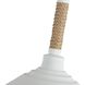Journey 1 Light 12 inch Natural White Pendant Ceiling Light