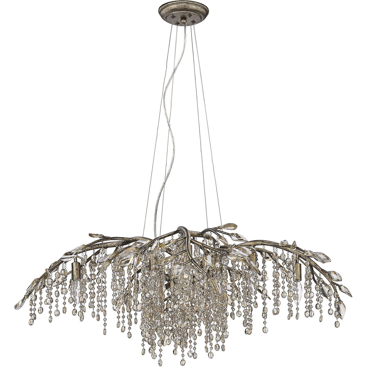 Golden Lighting 9903-12 MG Autumn Twilight 12 Light 40 inch