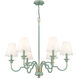 Cheshire 31.25 inch 60.00 watt Antique Teal Chandelier Ceiling Light