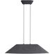 Faroe LED 29.63 inch Flecked Black/Grey Pendant Ceiling Light