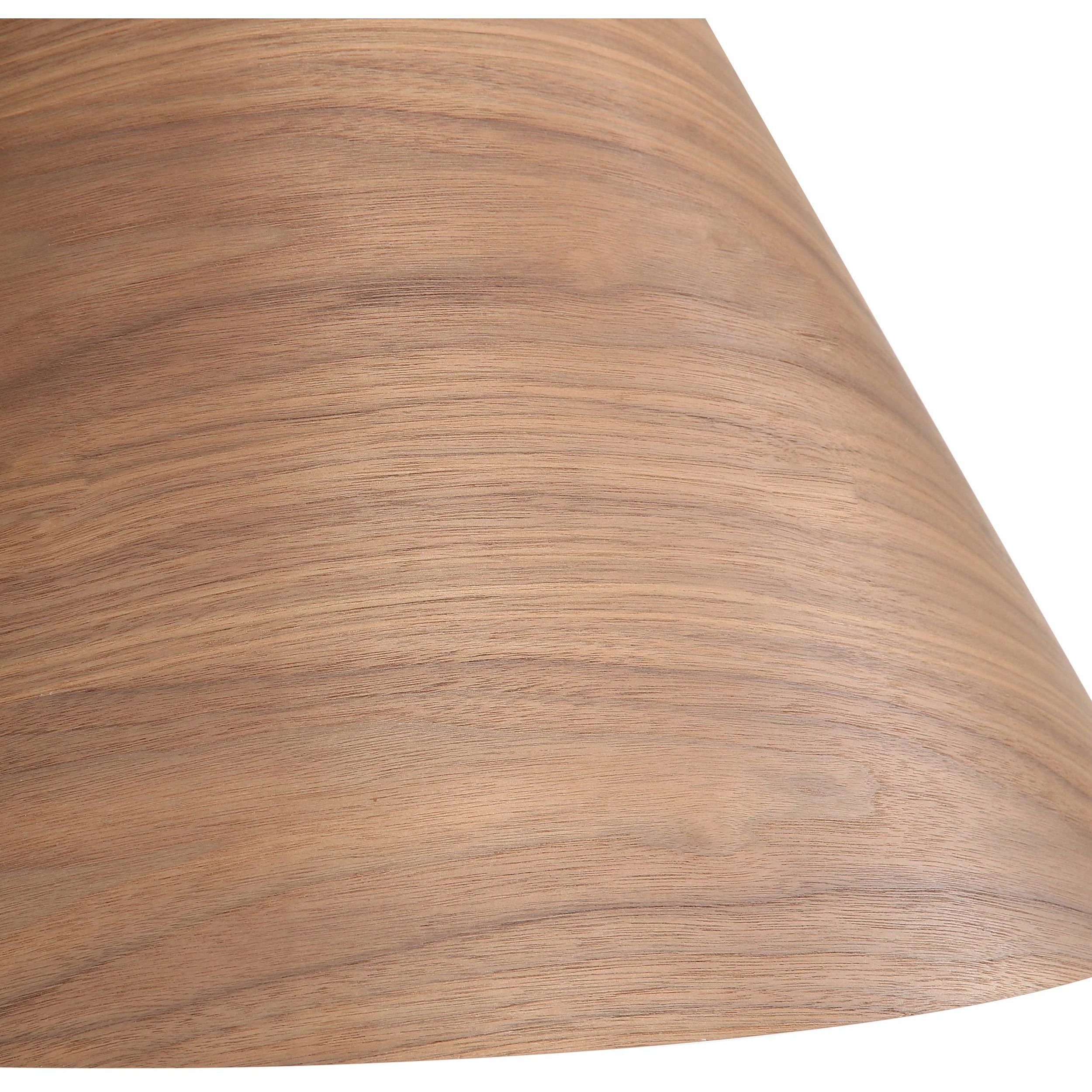 Conique Pendant Ceiling Light in Dark Walnut