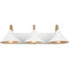 Journey 3 Light 26 inch Natural White Bath Vanity Light Wall Light