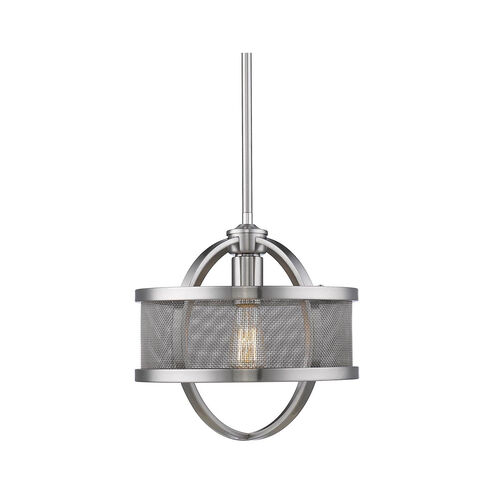 Colson 1 Light 11 inch Pewter Mini Pendant Ceiling Light