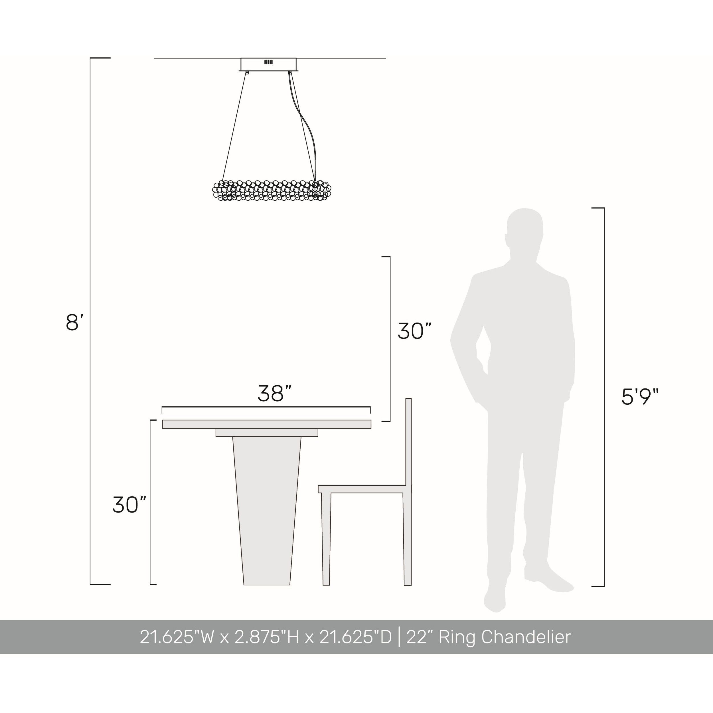 Ziva Corallo 21.63 inch 50.00 watt Coral Chandelier Ceiling Light