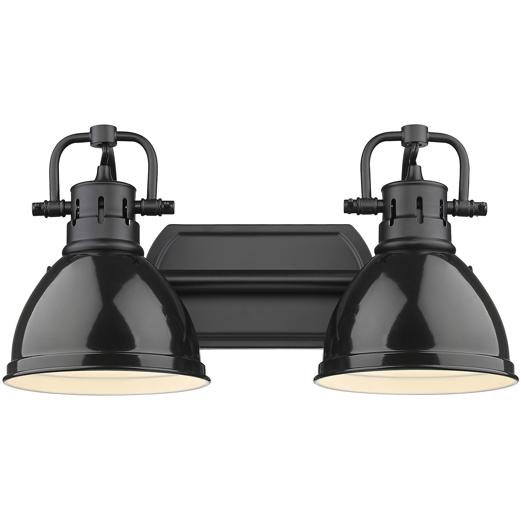 Yep Duncan Vanity Wall Light in Matte Black, Black