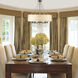 Echelon 5 Light 26.25 inch Matte Black Chandelier Ceiling Light