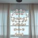 Ziva Celestia 57 inch 4.00 watt Chrome Chandelier Ceiling Light, 6 Tier