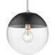 Dixon Pendant Ceiling Light in Pewter, Matte Black, Large