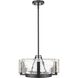 Aenon 16.5 inch 60.00 watt Matte Black Chandelier Ceiling Light