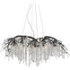 Autumn Twilight 12 Light 40 inch Black Iron Chandelier Ceiling Light, Large