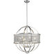 Colson 6 Light 26 inch Pewter Chandelier Ceiling Light