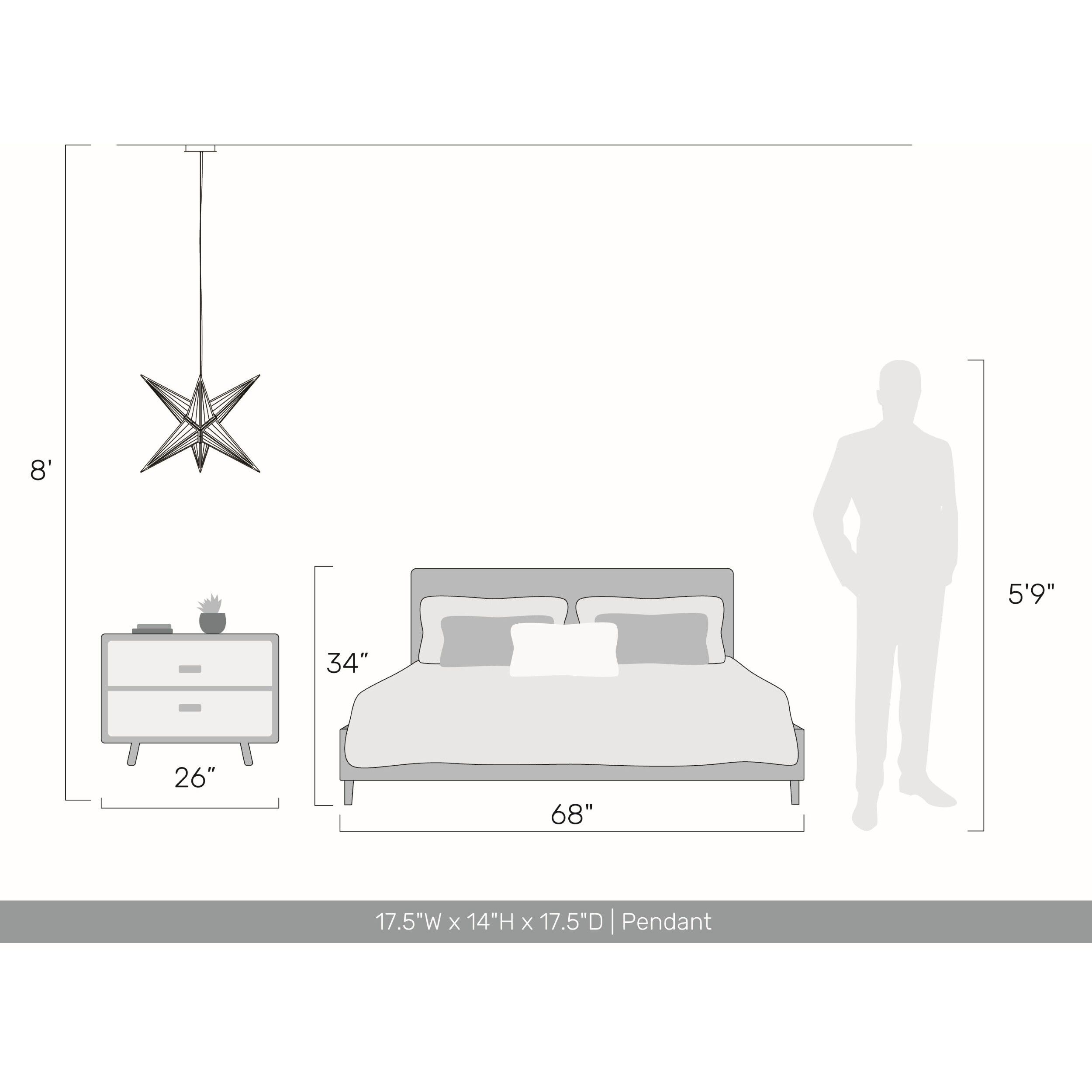 Ziva Spectrum Pendant Ceiling Light