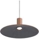Faroe LED 19.5 inch Coffee/Black Pendant Ceiling Light
