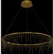 Lucerna 31.5 inch 36.13 watt Stainless Steel Gold Chandelier Ceiling Light