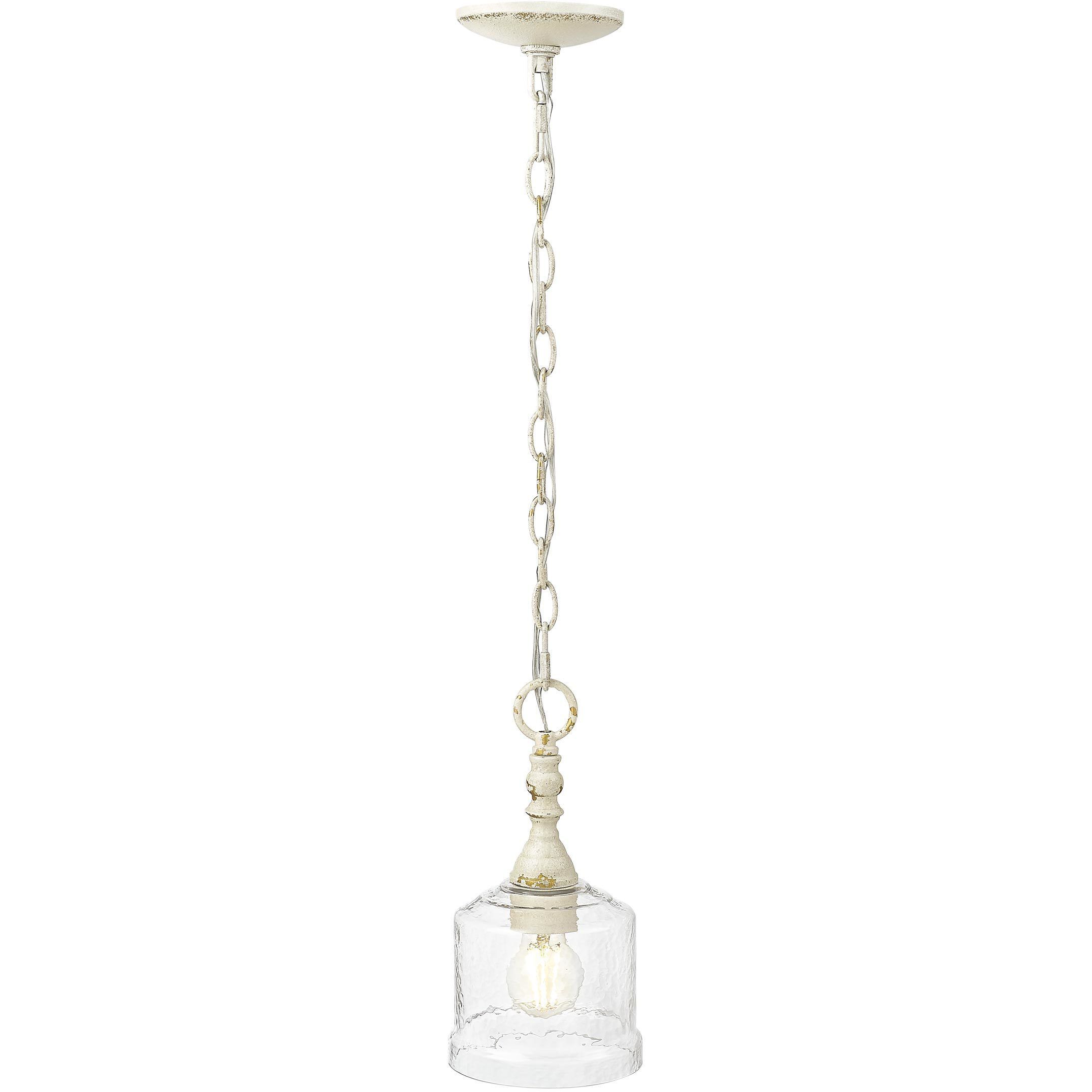 Keating 1 Light 5.88 inch Antique Ivory Pendant Ceiling Light