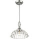 Audra 1 Light 11.75 inch Chrome Pendant Ceiling Light