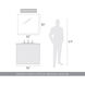 Yep Stratum 1 Light 25.25 inch Brushed Champagne Brass with Jazz White Marble Vanity Light Wall Light