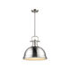 Duncan 1 Light 14 inch Pewter Pendant Ceiling Light, Large 