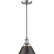 Yep Orwell Pendant Ceiling Light in Pewter, Rubbed Bronze, Small