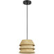 Yep Aalto 2 Light 8.63 inch Light Walnut Pendant Ceiling Light