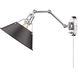 Orwell 1 Light 10 inch Chrome Articulating Wall Sconce Wall Light in Rubbed Bronze, Adjustable