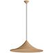 Vistara 1 Light 27.5 inch Latte Pendant Ceiling Light
