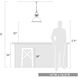 Duncan 1 Light 14 inch Aged Brass Pendant Ceiling Light, Large