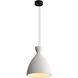 Aethera LED 14 inch White Sandstone Cement Pendant Ceiling Light